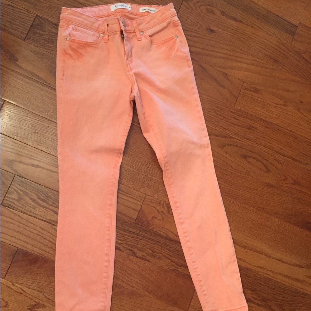Jessica Simpson forever rolled skinny ankle pants